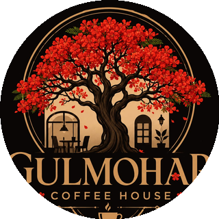 Gulmohar Coffee House emblem